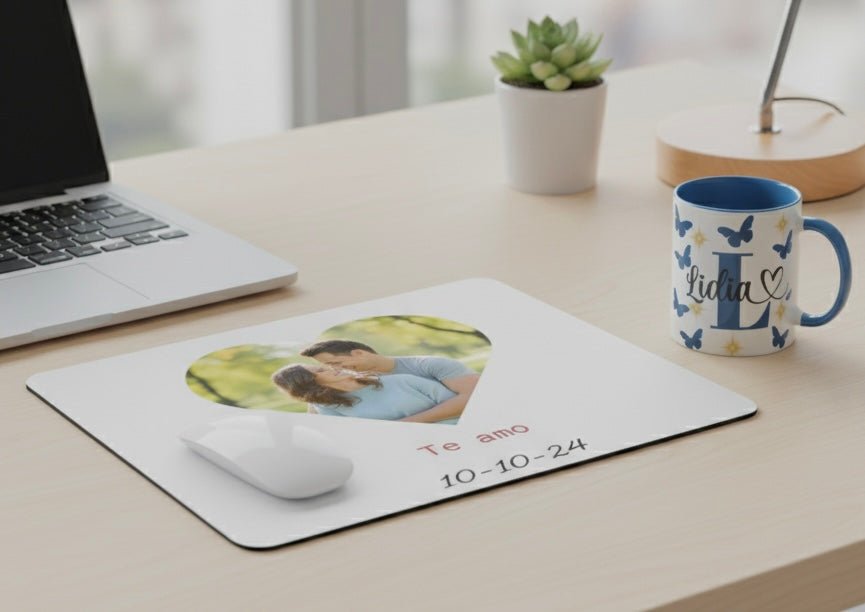 Alfombrilla para ratón personalizada |foto y frase - Caramel regalos