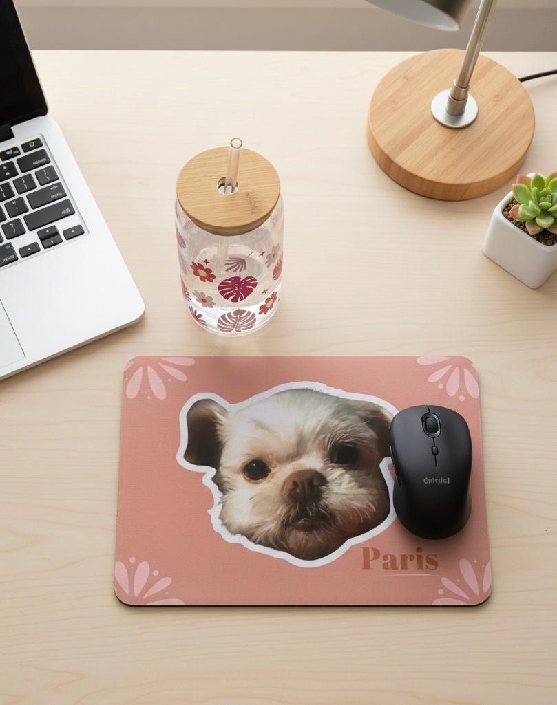 Alfombrilla para ratón personalizada | mascota y nombre - Caramel regalos