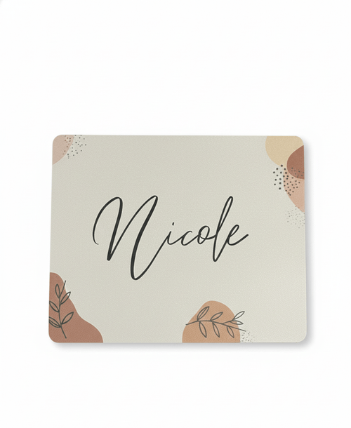 Alfombrilla para ratón personalizada | nombre - Caramel regalos