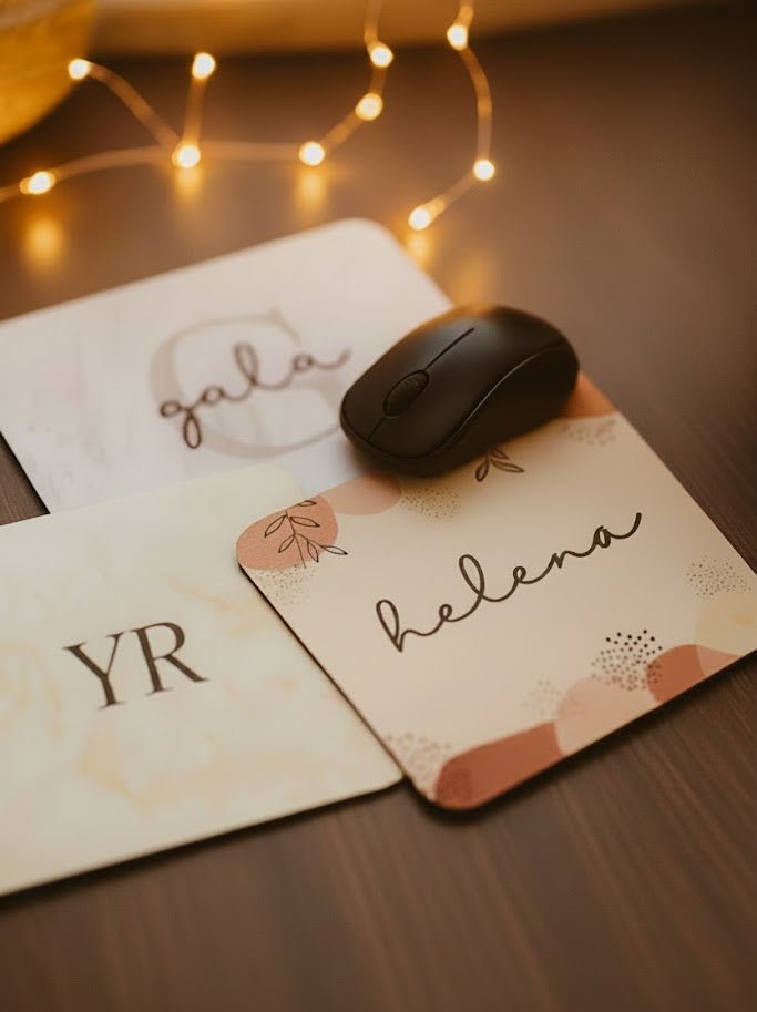 Alfombrilla para ratón personalizada | nombre - Caramel regalos