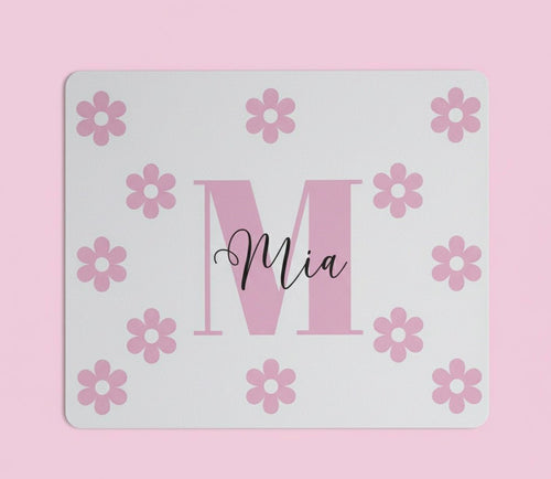 Alfombrilla para ratón personalizada | nombre y rosas - Caramel regalos