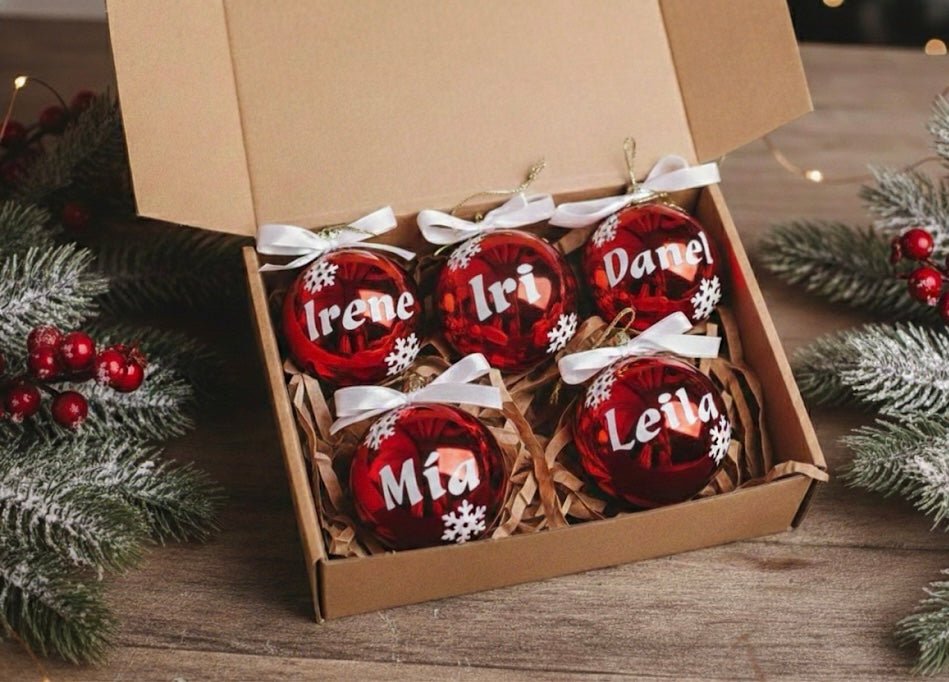 Bolas navidad personalizadas | Nombre - Caramel regalos