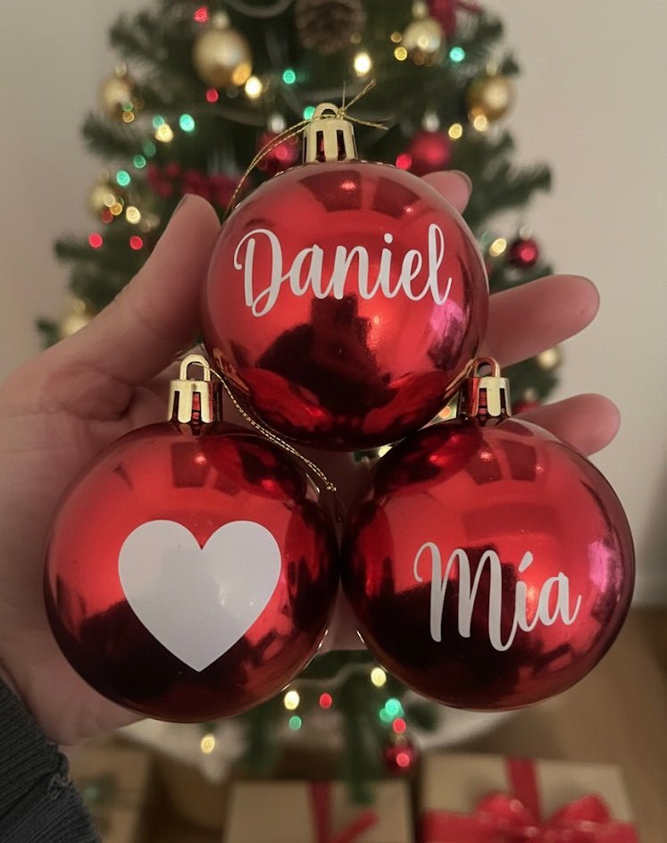 Bolas navidad personalizadas | Nombre - Caramel regalos