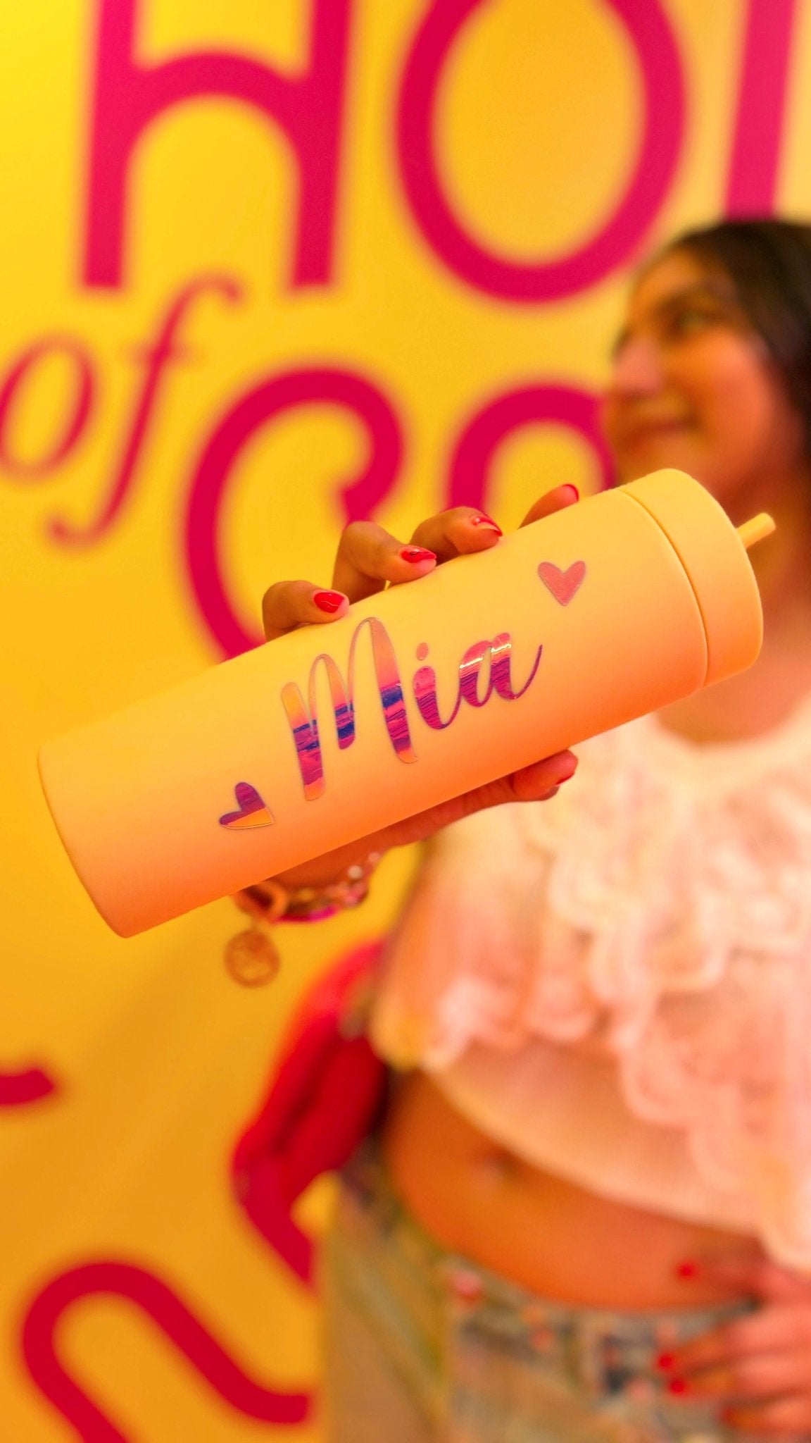 Botella personalizada| nombre - Caramel regalos