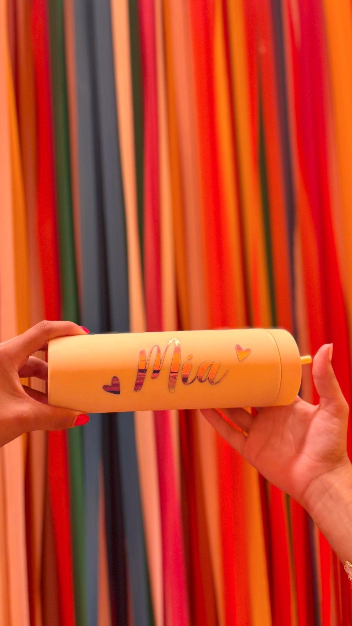 Botella personalizada| nombre - Caramel regalos