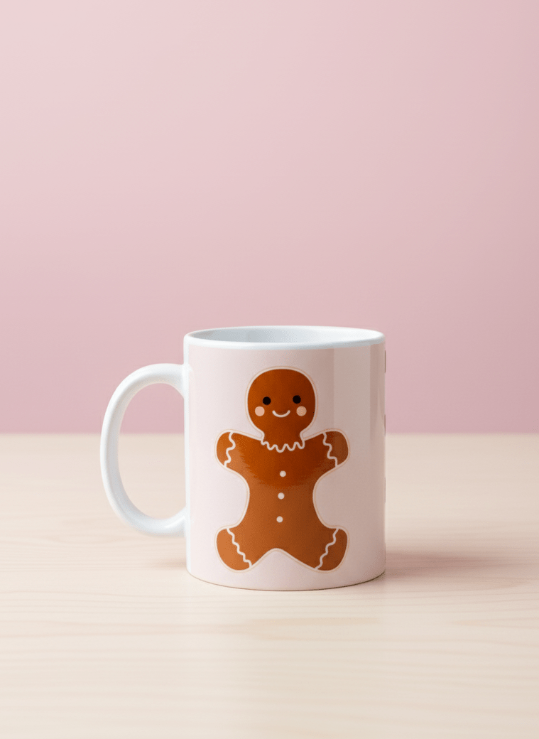 Taza con diseño original | Pink Christmas - Caramel regalos