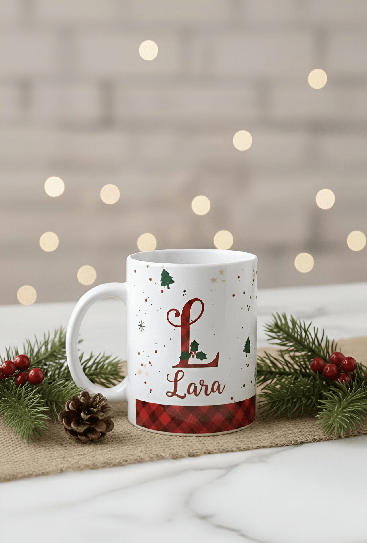 Taza diseño navideño personalizado| Christmas Royale - Caramel regalos