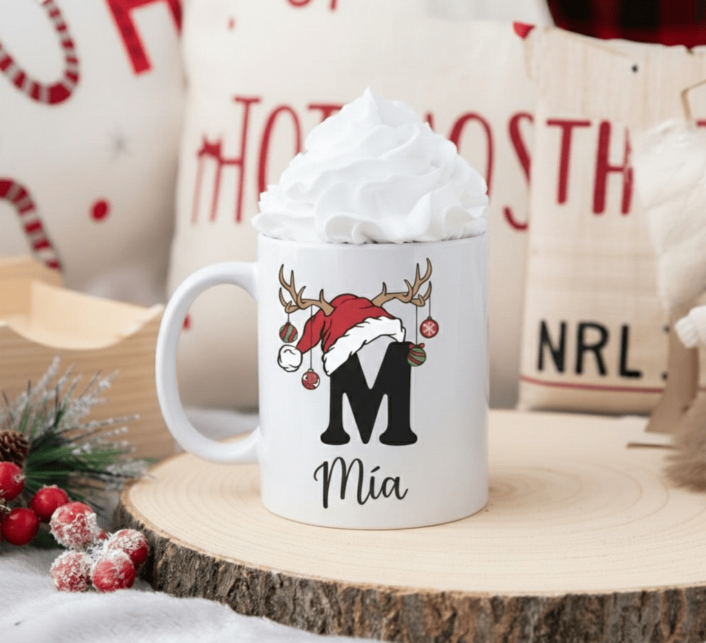 Taza diseño navideño personalizado| Winter dreams - Caramel regalos