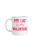 Taza diseño original | My cat is my valentine - Caramel regalos