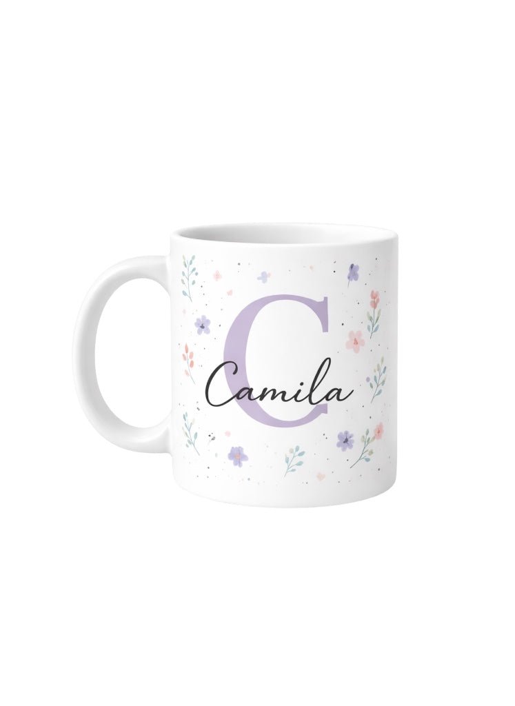 Taza personalizada |Inicial y nombre - Caramel regalos